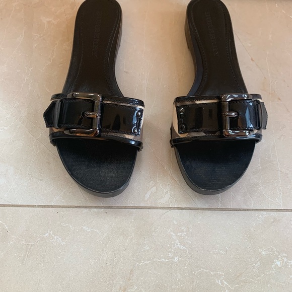Burberry wooden sandals size 37.5 - Picture 2 of 5